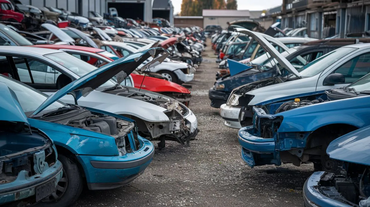 Auto salvage yard