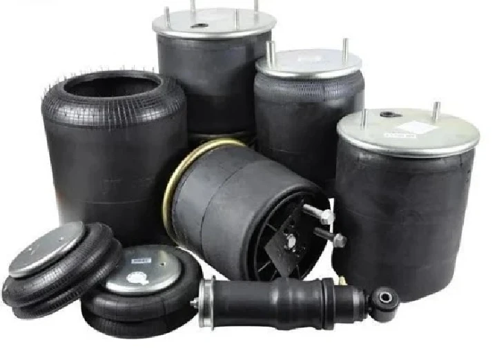 Assorted heavy-duty truck parts for vehicle maintenance.