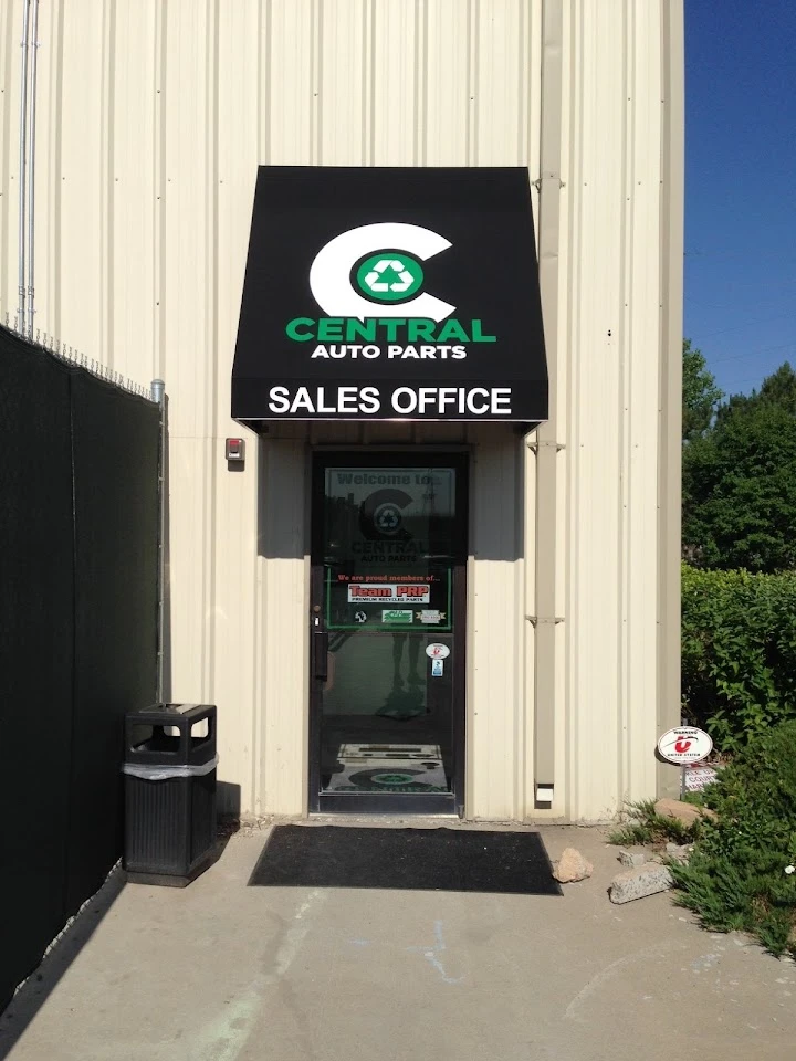 Central Auto Parts sales office entrance.