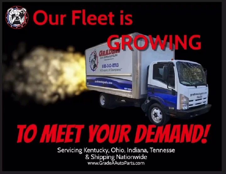 Growing fleet for Grade A Auto Parts in Dayton.