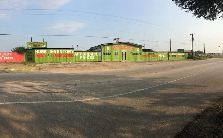 Junk Yard Dogs Auto Parts storefront and signage.