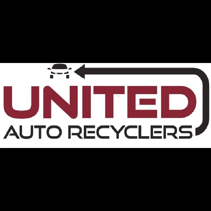 Logo of United Auto Recyclers. Sustainable auto parts.