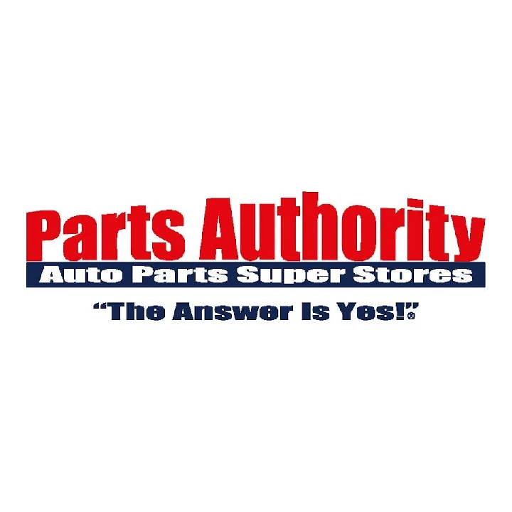 Parts Authority logo and slogan. Auto parts retailer.