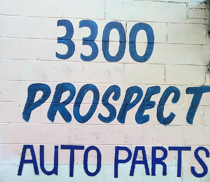 Sign for Prospect Auto Parts, location 3300.