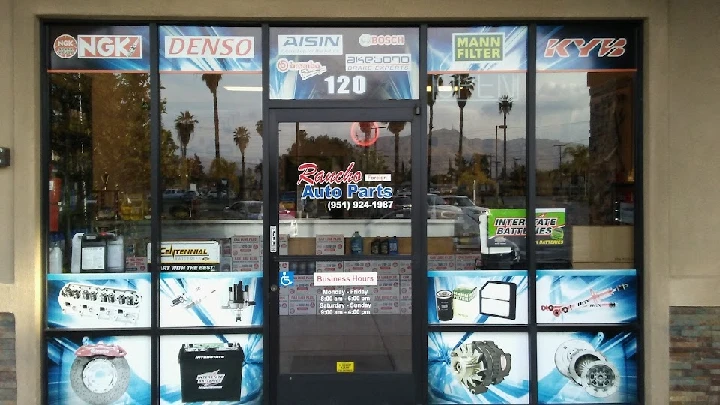 Storefront of Rancho Foreign Car Parts.