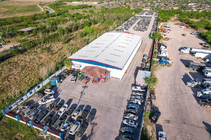 Aerial view of Discount Used Auto Parts 2 location.