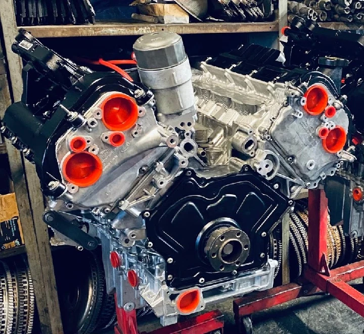 Engine on display at Sharper Edge Engines LLC.