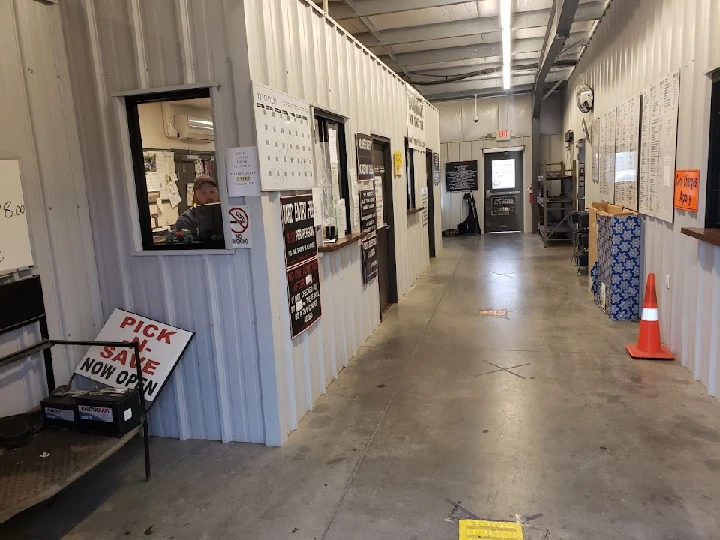 Interior of Pick-n-Save Roanoke with signage.