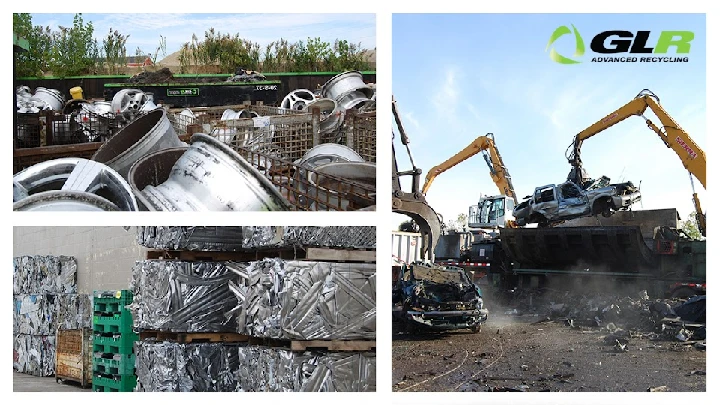 Recycling processes at PADNOS Battle Creek Center.