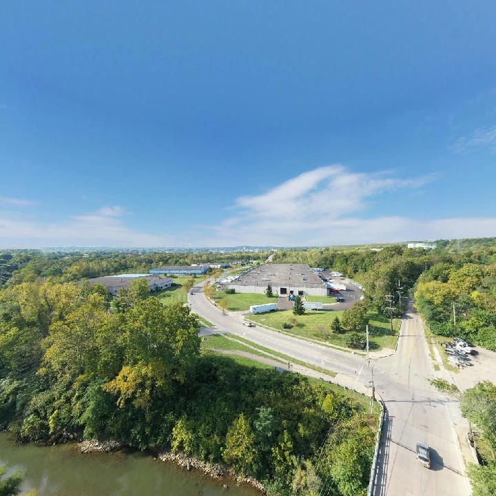 Aerial view of U-Pull-&-Pay Cincinnati location.