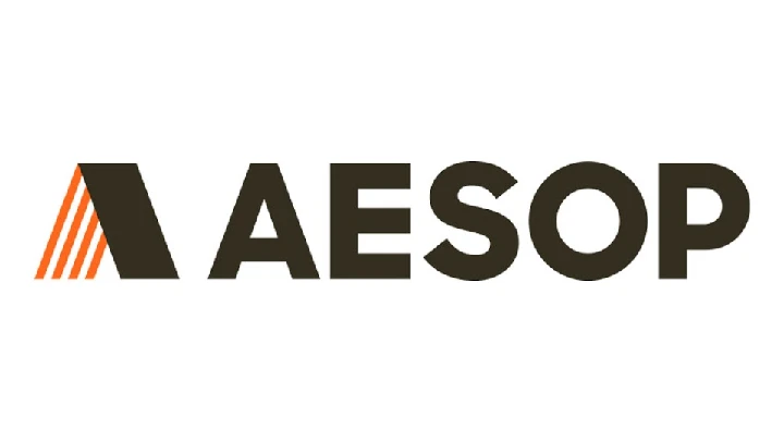 Aesop Auto Parts logo on a white background.