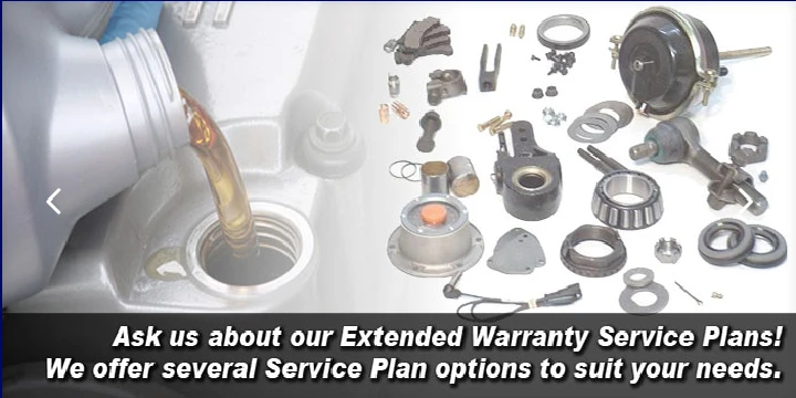 Auto parts and warranty service options available.