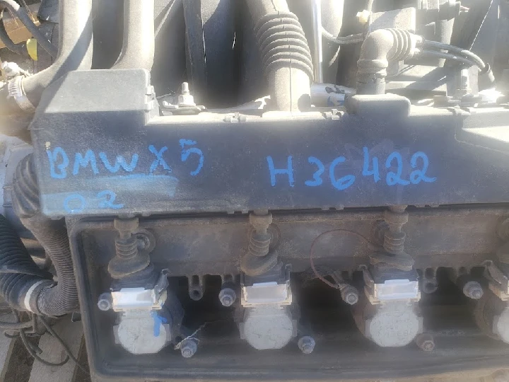 BMW X5 engine component with label H36422.