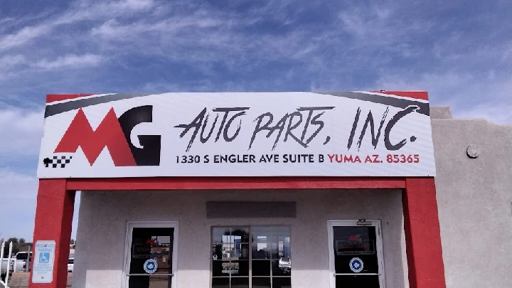 MG Auto Parts Inc. storefront in Yuma, AZ.