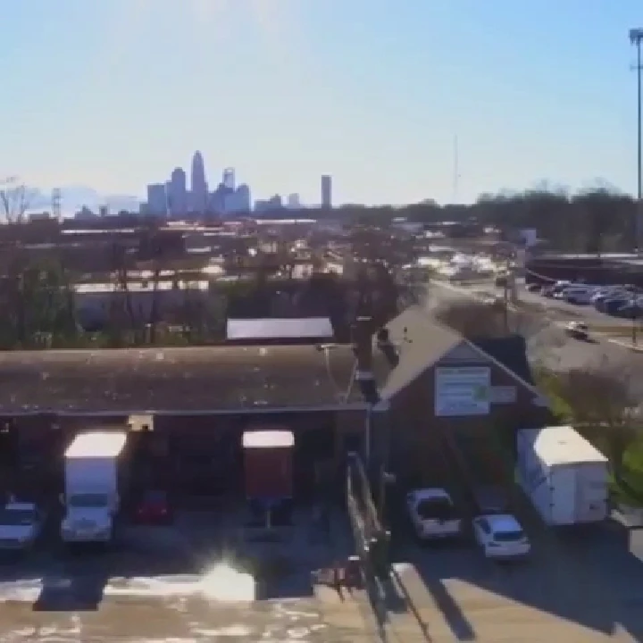 Aerial view of Queen City Metal Recycling.