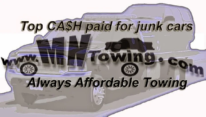 Affordable towing and cash for junk cars service.