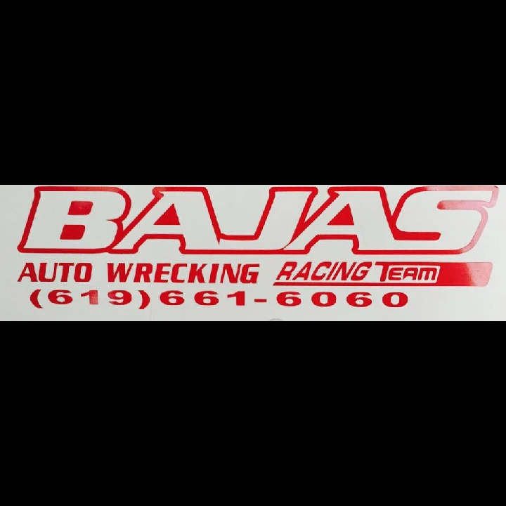 Bajas Auto Wrecking and Racing Team logo.