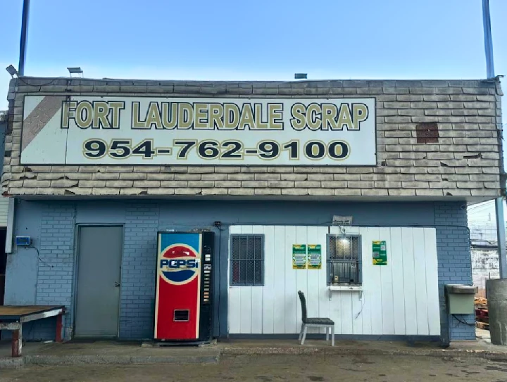 Fort Lauderdale Scrap Metal office exterior view.