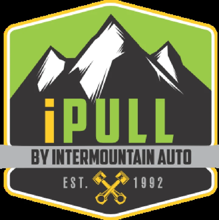 I-Pull logo with mountains and crossed tools.