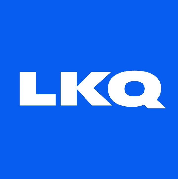 LKQ El Paso logo on a blue background.