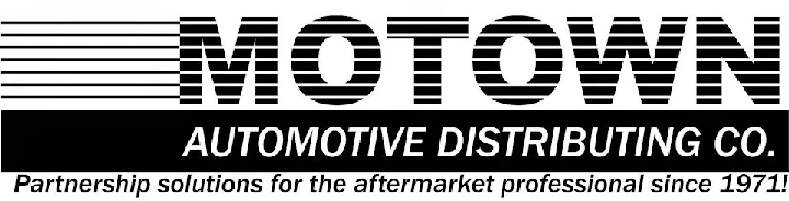 Motown Automotive Distributing Co. logo and slogan.