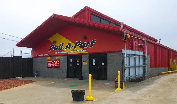 Pull-A-Part store exterior with bright signage.