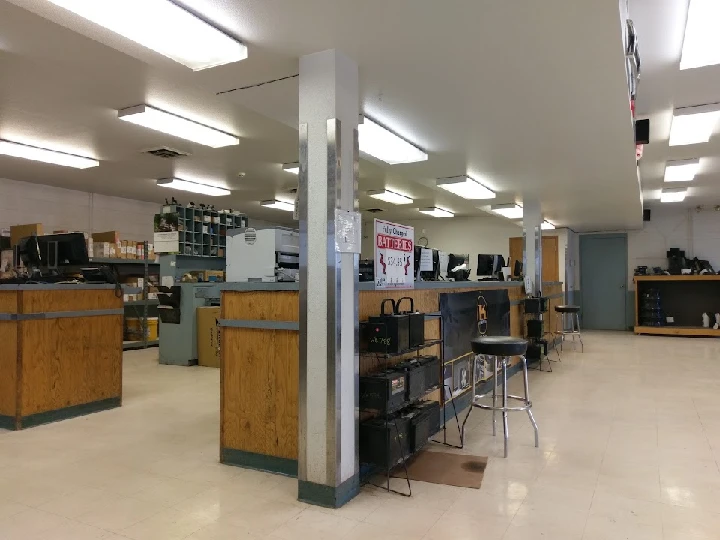 Interior of LKQ Barger Auto Parts, Caldwell.