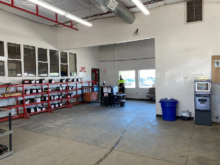 Interior of Pull N Save North, featuring shelves and counters.