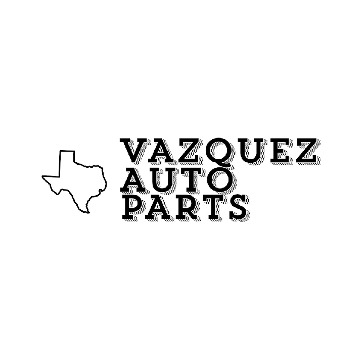 Vazquez Auto Parts logo with Texas outline.