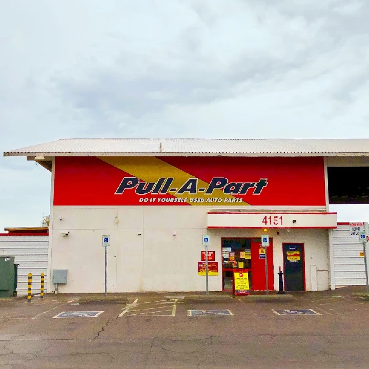 Pull-A-Part store exterior with sign and entrance.