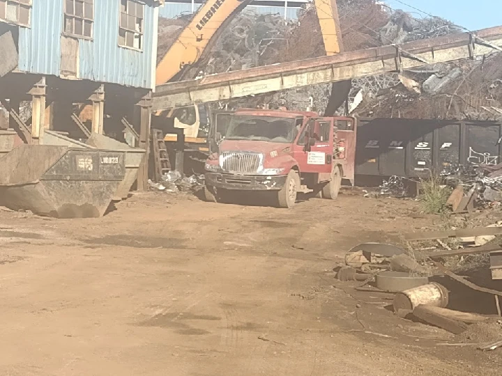 Borg Compressed Steel Corporation site with machinery.