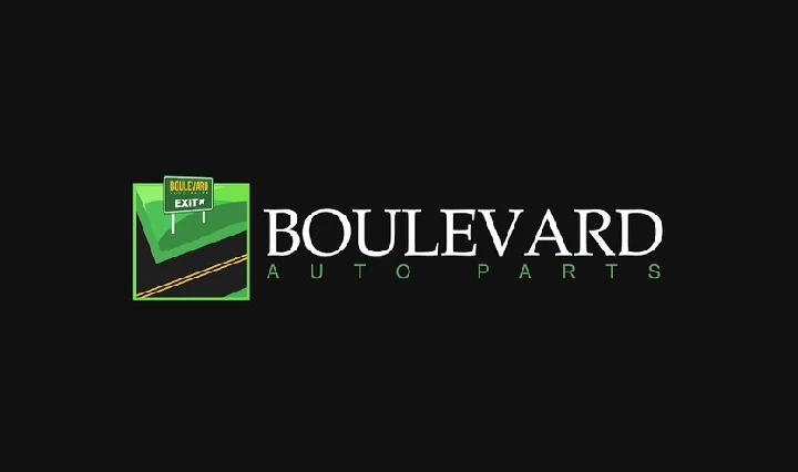 Boulevard Used Auto Parts logo design.