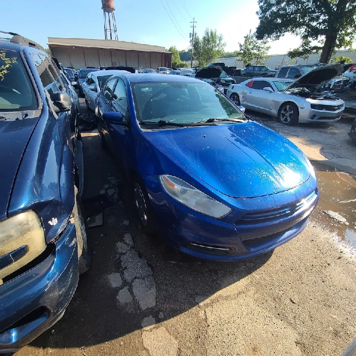 Cars in a junkyard for fast cash service.