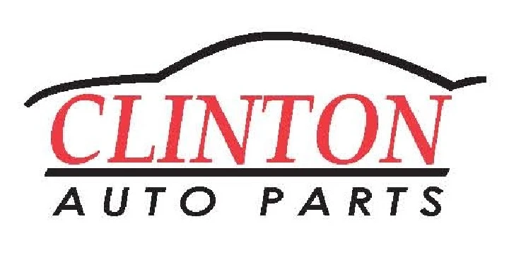 Clinton Auto Parts logo with a car outline.