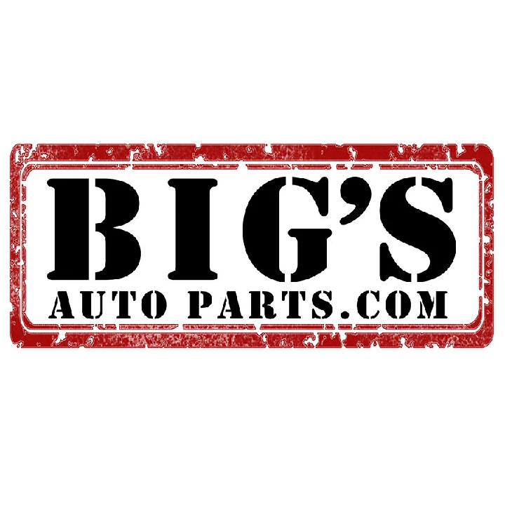 Logo of Big's Auto Parts with website link.