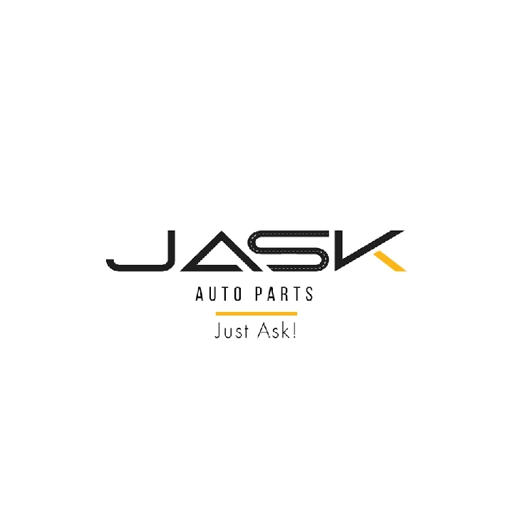 Logo of Jask Auto Parts Inc. with tagline Just Ask!