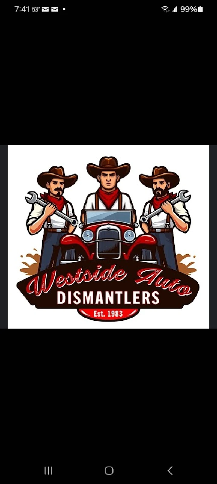 Logo of Westside Auto Dismantlers, Est. 1983.