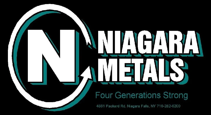 Niagara Metals logo and contact information.