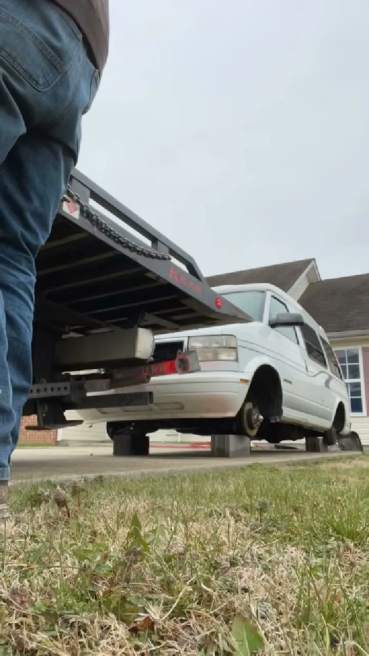 Towing an unwanted vehicle for cash.