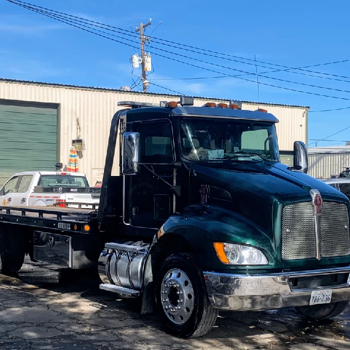 Wrecker truck from Amey's Wrecker Service.