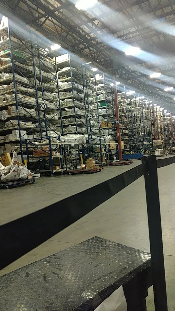 Warehouse shelving at LKQ Nevada facility.