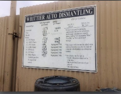 Whittier auto dismantling